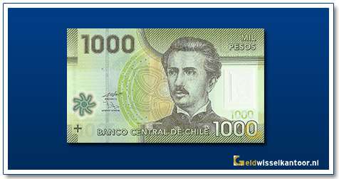 Chili-1.000-Pesos-Ignacio-Carrera-Pinto-2010-heden