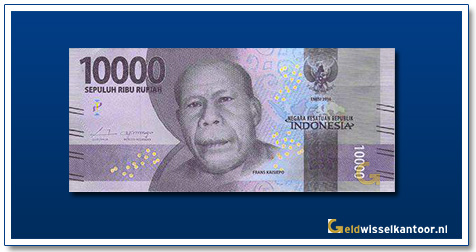 Indonesië-10.000-Rupiah-Frans-Kaisiepo-2016