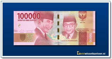 Indonesië-100.000-Rupiah-Soekarno-and-Hatta-2016