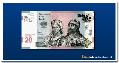 Polen-20-Zlotych-Dobrawa-and-King-Miezko-Polen-2016