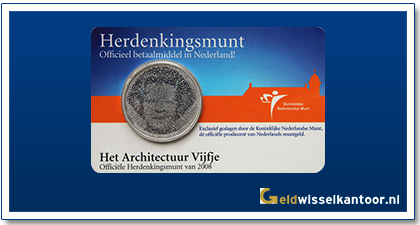 Coincard 5 Euro Het Architectuur Vijfje 2008