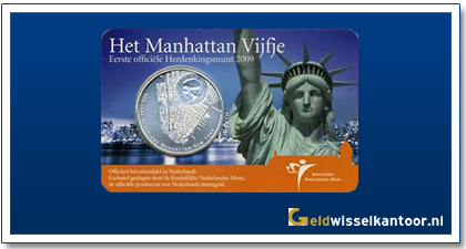 Coincard 5 Euro Het Manhatten Vijfje 2009