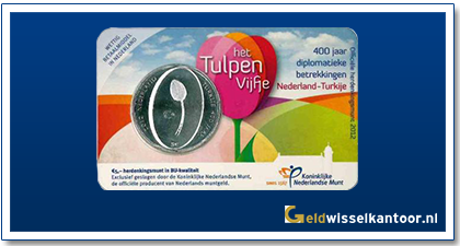 Coincard 5 Euro Tulpen Vijfje 2012