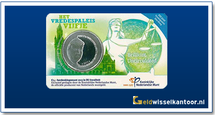 Coincard 5 Euro De Nederlandsche Bank 2014