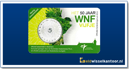 Coincard 5 Euro Wereld Natuur Fonds Vijfje 2011