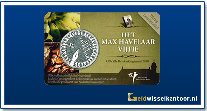 Coincard 5 Euro Het Max Havelaar Vijfje 2010