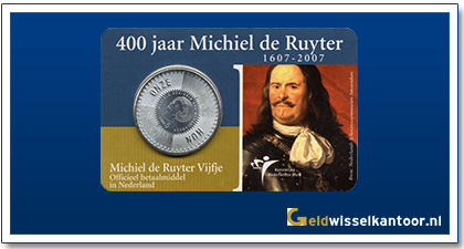 Coincard 5 Euro 2006 | 400 jaar Michiel de Ruyter 1607-2007