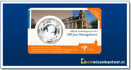 Coincard 5 Euro Muntgebouw Vijfje | 100 jaar Muntgebouw