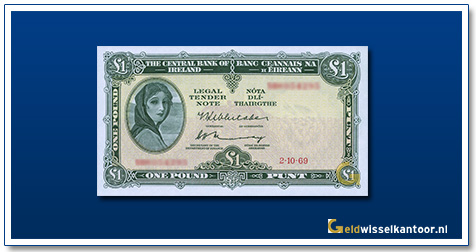 Ierland-1-Pound-Lady-Hazel-Levery-1962-1976