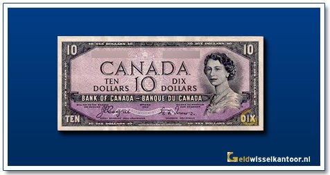 Canada-10-Dollar-Queen-Elizabeth-II-1954