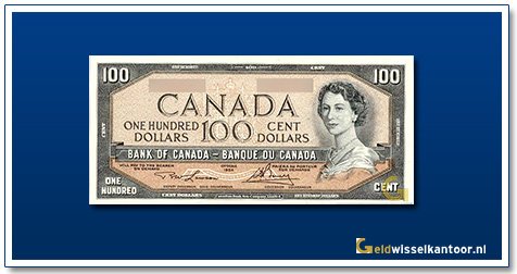 Canada-100-Dollar-1954-Queen-Elizabeth-II