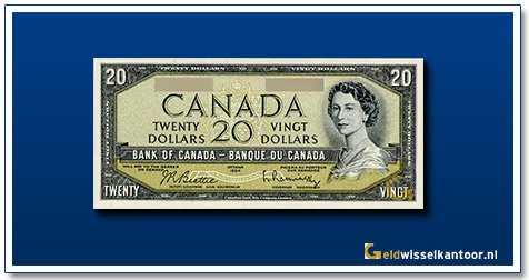 Canada-20-Dollar-Queen-Elizabeth-II-1954