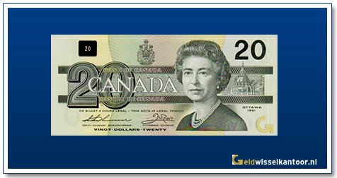 Canada-20-Dollar-1991-Queen-Elizabeth-II
