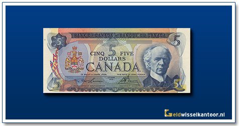Canada-5-Dollar-Sir-Wilfred-Larier-1972