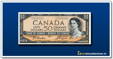 Canada-50-Dollar-1954-Queen-Elizabeth-II