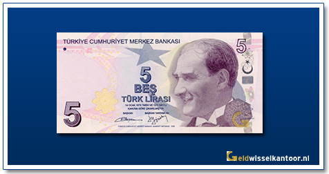 Turkije-5-Lira-President-Kamel-Ata-Turk-2012