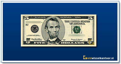 Verenigde-Staten-5-dollars-Abraham-Lincoln