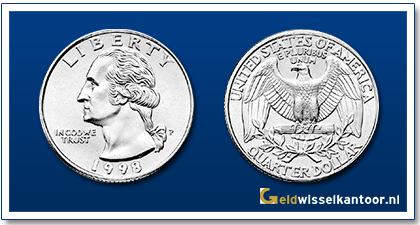 Amerika Quater Dollar Washington 1932
