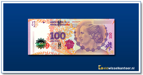 100 Argentijnse Pesos Julio Argentino Roca 2012