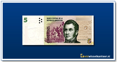 20 Argentijns Pesos General J de Sam Martin