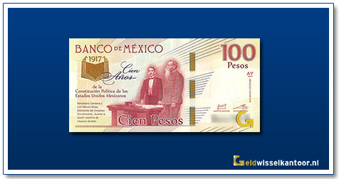 Mexico-100-Pesos-2016-Venustiano-Carranza-and-Luis-Manuel-Rojas-2016