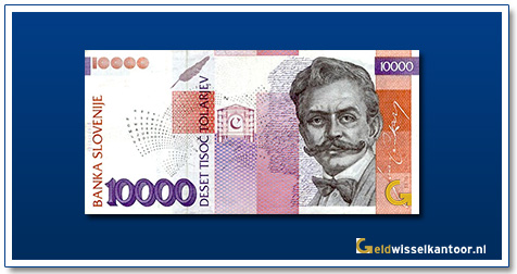 Slovenië-10.000-Tolar-I.-Cankar-1995