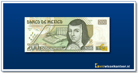 Mexico-200-Pesos-J-de-Asbaje-1995-2000