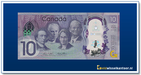 Canada-10-Dollar-2017-Sir-John-A.-Macdonald-Sir-George-Etienne-Carter, Agnes-Macphall, James-Gladstone