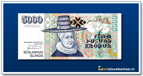 IJsland-5000-Kronur-Ragnheithur-Jonsdottir-2001-heden