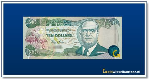 Bahama's-10-Dollar-Sir-Stafford-L.-Sands-2000