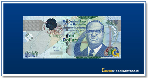 Bahama's-10-Dollar-Sir-Stafford-L.-Sands-2006