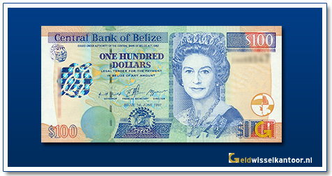Belize-100-Dollar-Queen-Elizabeth-II-1997