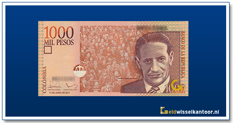 Columbia-1000-Pesos-Jorge-Eliécer-Gaitán-2011