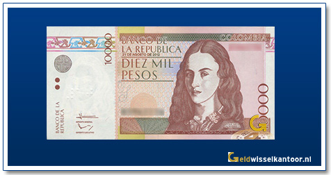 Columbia-10000-Pesos-Policarpa-Salavarietta-2009-2015