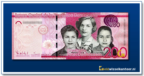 Dominicaanse-Republiek-200-Pesos-The-Mirabal-Sisters-2014