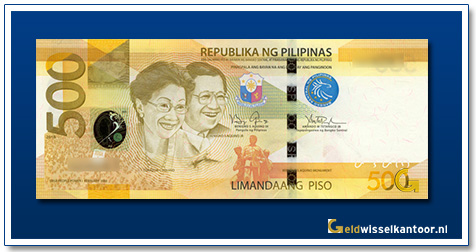 Filipijnen-500-Pesos-Corazon-and-Benigno-S.-Aquino-Jr-and-Benigno-S.-Aquino-monument-2010