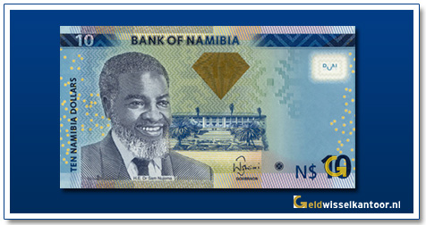 Namibië-10-Dollar-Kaptein-Hendrik-Witbooi-2012