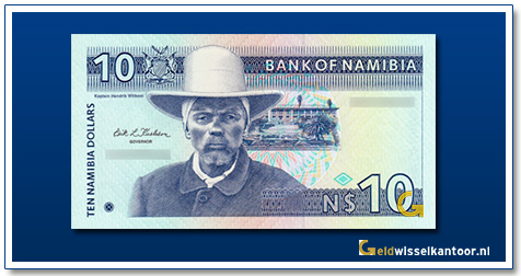 Namibië-10-Dollar-Kaptein-Hendrik-Witbooi-1993