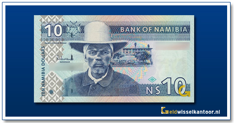 Namibië-10-Dollar-Kaptein-Hendrik-Witbooi-2001