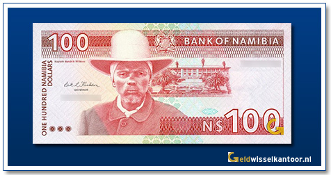 Namibië-100-Dollar-Kaptein-Hendrik-Witbooi-1993
