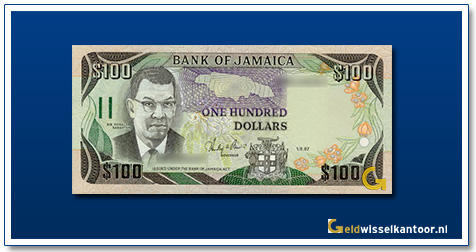 Jamaica-100-Dollar-Sir-Donald-Sangster-1986-1999