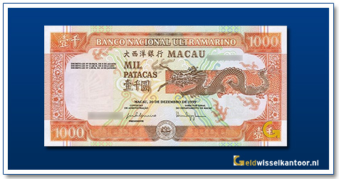 Macau-1000-Patacas-Dragon-1988-1999