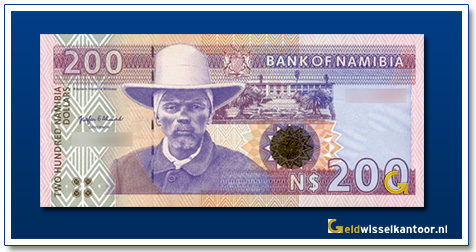 Namibië-200-Dollar-Kaptein-Hendrik-Witbooi-1996