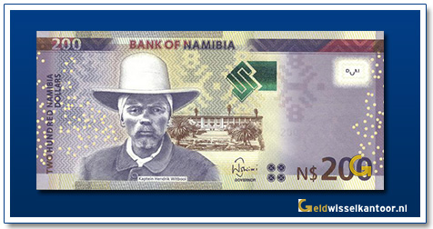 Namibië-100-Dollar-Kaptein-Hendrik-Witbooi-2012-heden