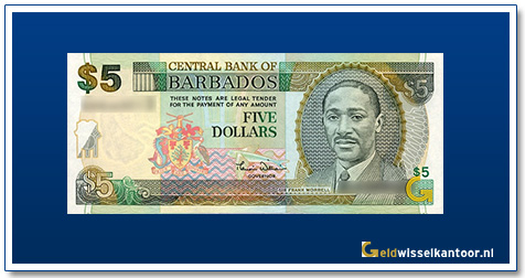 Barbados-5-Dollar-Sir-Frank-Worrell-1999