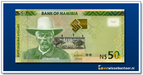 Namibië-50-Dollar-Kaptein-Hendrik-Witbooi-2012-heden