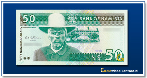 Namibië-50-Dollar-Kaptein-Hendrik-Witbooi-1993