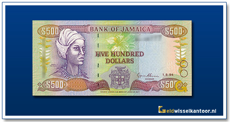 Jamaica-500-Dollar-Nanny-of-the-Maroons-1994-1999