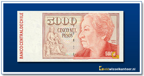 Chili-5.000-Pesos-Gabriela-Mistral-1981-2008