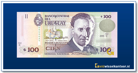 Uruguay-100-Pesos-Eduardo-Fabini-1994-heden